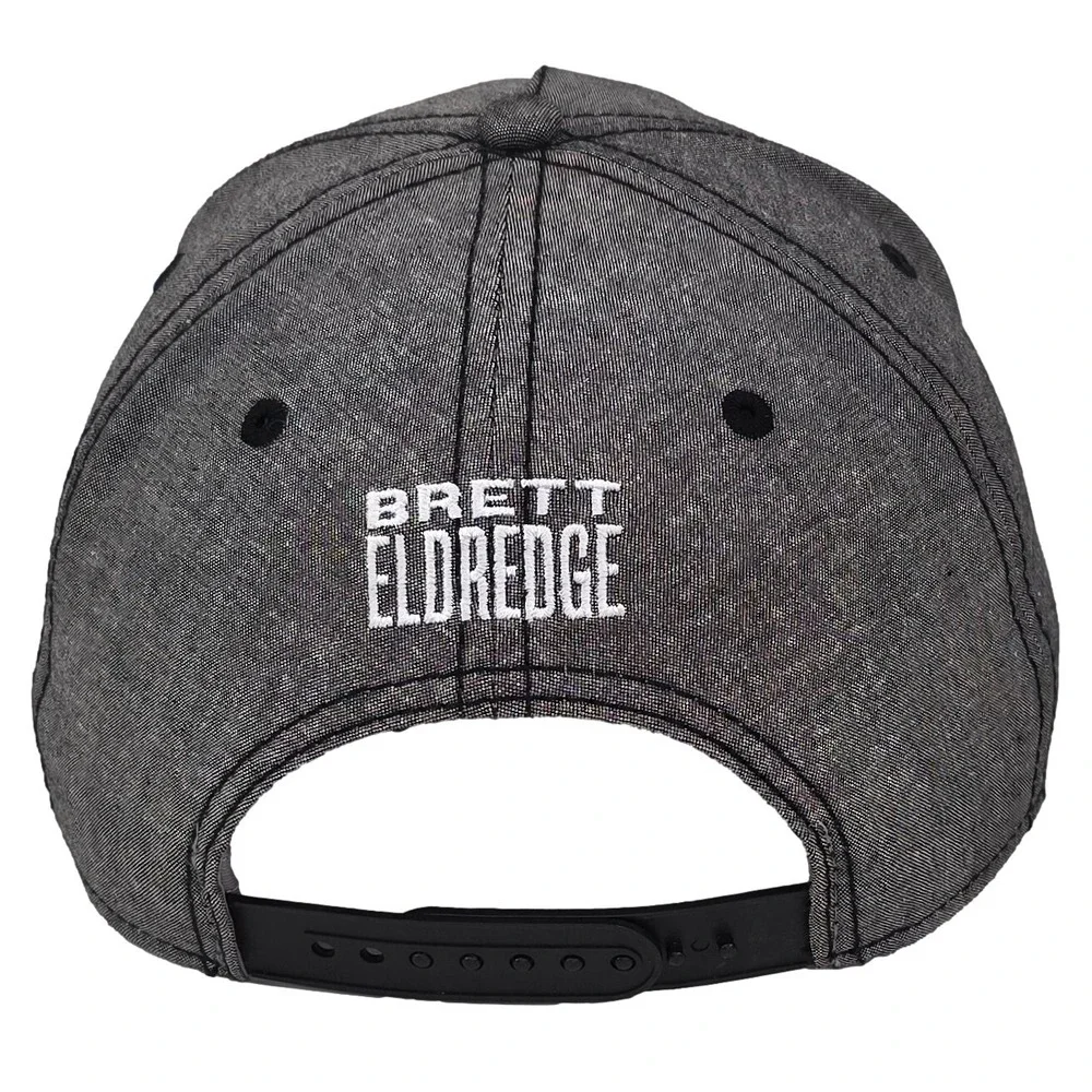 Brett‎ Eldredge Hat Snapback Tour Cap Gray Country Music Singer Genuine OSFM